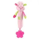 Погремушка BabyOno Веселая Овечка, 24,5 см, розовый (606)