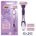 Станок для бритья BIC Miss Soleil Click 5 с 2 сменными картриджами