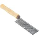Гребінець Fox з частими зубцями, дерев'яний, 20х3 см