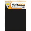 Блокнот Апельсин А6 В-БП6-80 80 листів пружина зверху чорний        