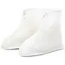 Бахилы на обувь Lesko от воды и грязи ПВХ SB-101 3XL (45-46) White (15049)