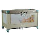 Манеж Toti T-04011 з москітною сіткою і колесами для легкого переміщення коричневий 