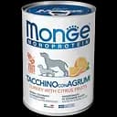 Влажный корм Monge Dog Fruit Monoprotein индейка с цитрусами, 400 г (70014335)