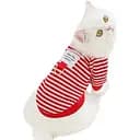 Світшот Ginger для тварин Китай ХL З кільцем для повідка червоно-біла полоска Д-40 см ОГ-50 см