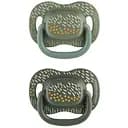 Пустышка силиконовая Canpol babies Mountains симметричная 6-18 месяцев зеленая 2 шт. (34/931_gre)