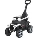 Каталка-толокар M 4802EL-1, пластик, метал, до 23 кг, MP3, USB, Bluetooth, індикатор батареї, білий