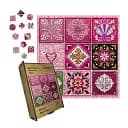 Деревянный фигурный пазл Плитка Мечтающая, А1, Картонная коробка 500+ элементов