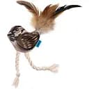 Іграшка для котів Barksi Горобець з дзвіночком та пір'ям 9х7 см