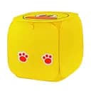 Детская складная корзина-органайзер для игрушек С 36582 компактный и вместительный желтый