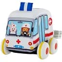 Іграшка текстильна Baby Team Машинка Швидка допомога (8420)