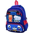 Рюкзак FG240502007A 1 відділення блискавка, 2 зовнішні кишені коротка ручка синій