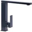 Смеситель кухонный Platinum 30 FHP (8569S) поворотный однорычажный из нержавеющей стали антрацит (000033351)