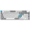 Клавіатура GamePro Asgard Drakkar Keychron Super Red Switch Wireless/Bluetooth/USB White бездротова (MK305WH)