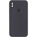 Чохол Epik Silicone Case Square Full Camera Protective AA для Apple iPhone XS Max 6.5 Сірий/Dark Gray