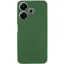 Чехол Getman TPU Liquid Silk Full Camera для Xiaomi Redmi 13 4G/Poco M6 4G Зеленый/Dark green