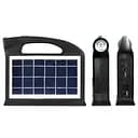 Портативна станція на сонячній батареї CLamp CL-23 з ліхтарем та двома виносними лампами, функцією Power Bank FM радіо Bluetooth,