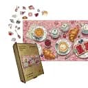 Деревянный фигурный пазл Сладкий Завтрак, А2, Картонная коробка 300+ элементов