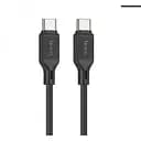 Кабель Hoco X90 Cool 60W silicone charging data cable for Type-C to Type-C чорний