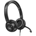 Провідні накладні навушники Hoco W112 Pure з мікрофоном, 3.5 мм, 1.8 м, адаптер у комплекті