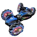 Радіокерувальна машина 585-89 A-01, підсвічування, звук, сенсор, акумулятор 3.7V, пульт 2.4G, синій