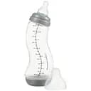 Антиколікова пляшечка Difrax Variflow Natural 1-2-3 із силіконовою соскою 250 мл