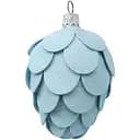 Набір новорічних прикрас на ялинку Dashuri Шишка Кедр 6 штук 7x9 см, блакитний 15556607