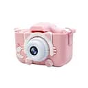 Фотоаппарат детский котик Kidds GM-20 детская фотокамера Pink (vi029)