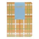 Блокнот A6 "Wonderful" 6701-1 твердий перепліт, 2 закладки та 2 гумки для ручок 80 аркушів 10х14,5 см Помаранчевий