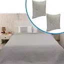 Набір покривало та 2 подушки Grey (К_993.52У_Grey)