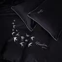 Комплект постільної білизни MirSon Сатин Elit 0055 Black Pearl Freedom 110х140 см (2200010538731)