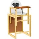 Стільчик і столик для годування з шкірозамінника Мася №2016