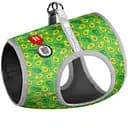 Шлея для собак мягкая Waudog Clothes с QR паспортом Авокадо, S2, 46-50х43-45 см