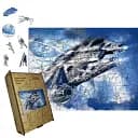 Деревянный фигурный пазл Прорыв Сокола, А3, Картонная коробка 200 элементов