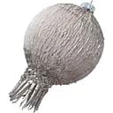 Ялинкова іграшка Dashuri Гранат 8 см зі срібною поталлю, пудра 24190302