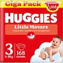 Набор подгузников Huggies Little Movers Giga 3 (4-9 кг) 168 шт.