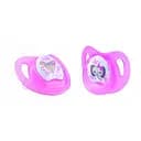 Ортодонтична пустушка Nuby, з шишечками-нубіками, 0-6 міс., рожевий, 2 шт. (5840SOSNpnk)
