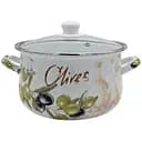 Кастрюля Verona эмалированная со стеклянной крышкой 4 л (VR-0001-22)