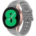 Ремешок для Zepp E - серый ширина крепления 20мм силикон Watchbands Flower (W31-1WB56022916)