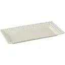 Блюдо J-Line прямокутне 32x18 см біле (34646)