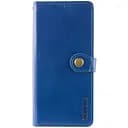 Кожаный чехол-книжка GETMAN Gallant (PU) для Motorola Moto E13 Синий