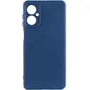 Чохол Silicone Cover Lakshmi Full Camera (AA) для Motorola Moto G14 Синій / Navy Blue