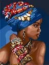 Картина по номерам "African woman" 10369-NN 30х40 см