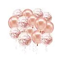 Набір кульок латексних 5 (Перлинне шампанське хром і Перлинне шампанське Конфетті 30 см)