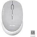 Миша бездротова недорога MeeTion Wireless Mouse 2.4G MT-R570 сіро-біла