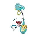 Музыкальная карусель 988-52-1 с подсветкой, колыбельными мелодиями и мягкими игрушками, регулировка громкости голубой