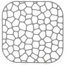 Решетка в раковину IdeaHome квадратная 30х30 см металлик (1151-IH-металлик)