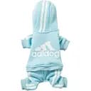 Костюм для животных Ginger ХL Adidog спорт голубой Д-40 см ОГ-50 см 4.5-5.5 кг