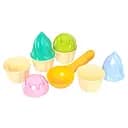 Игрушка "Набор для игры с песком" ТехноК 6610TXK, 4 формочки и ложечка