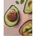 Алмазна мозаїка Авокадо тост ©Lucia Heffernan DBS1214, 40х50 см