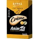 Лакомство для кошек AnimAll Creme со вкусом курицы 6 шт. х 15 г